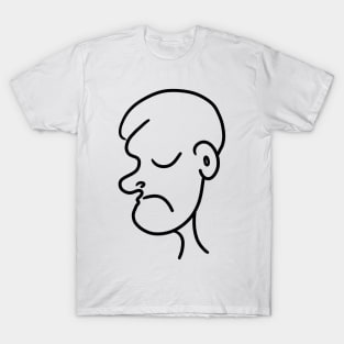 Grumpy Man Cartoon T-Shirt